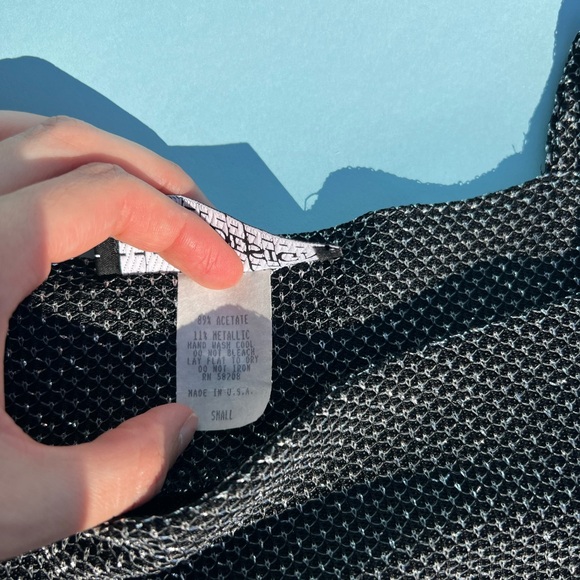 Vintage gray sparkly sleeveless top - Picture 4 of 14